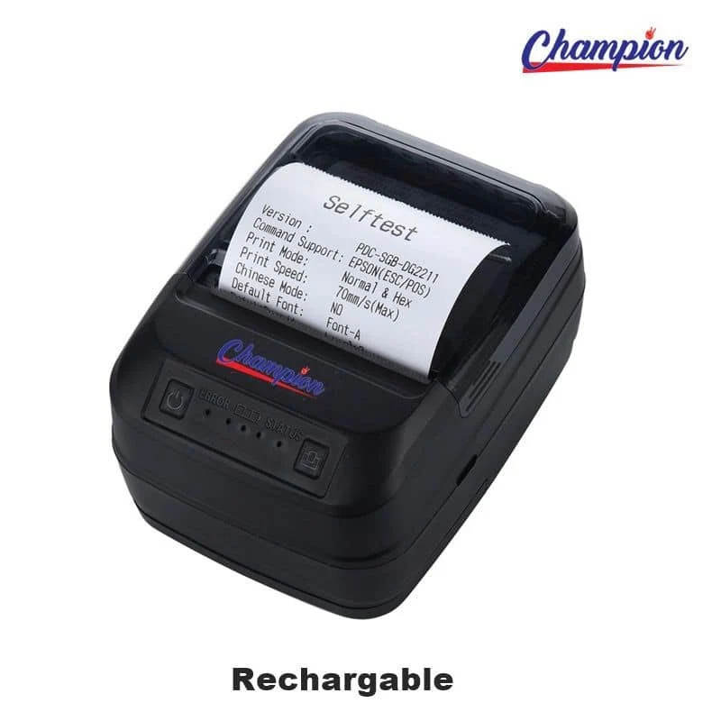 Champion HL00B printer receipt output